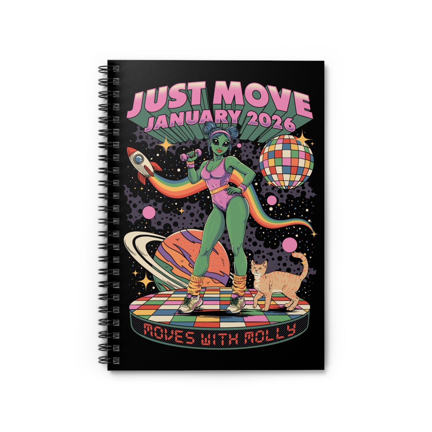 “Just Move January" Notebook