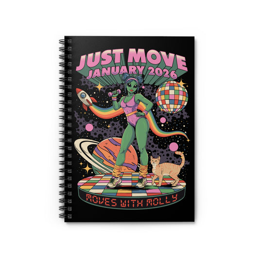 “Just Move January" Notebook