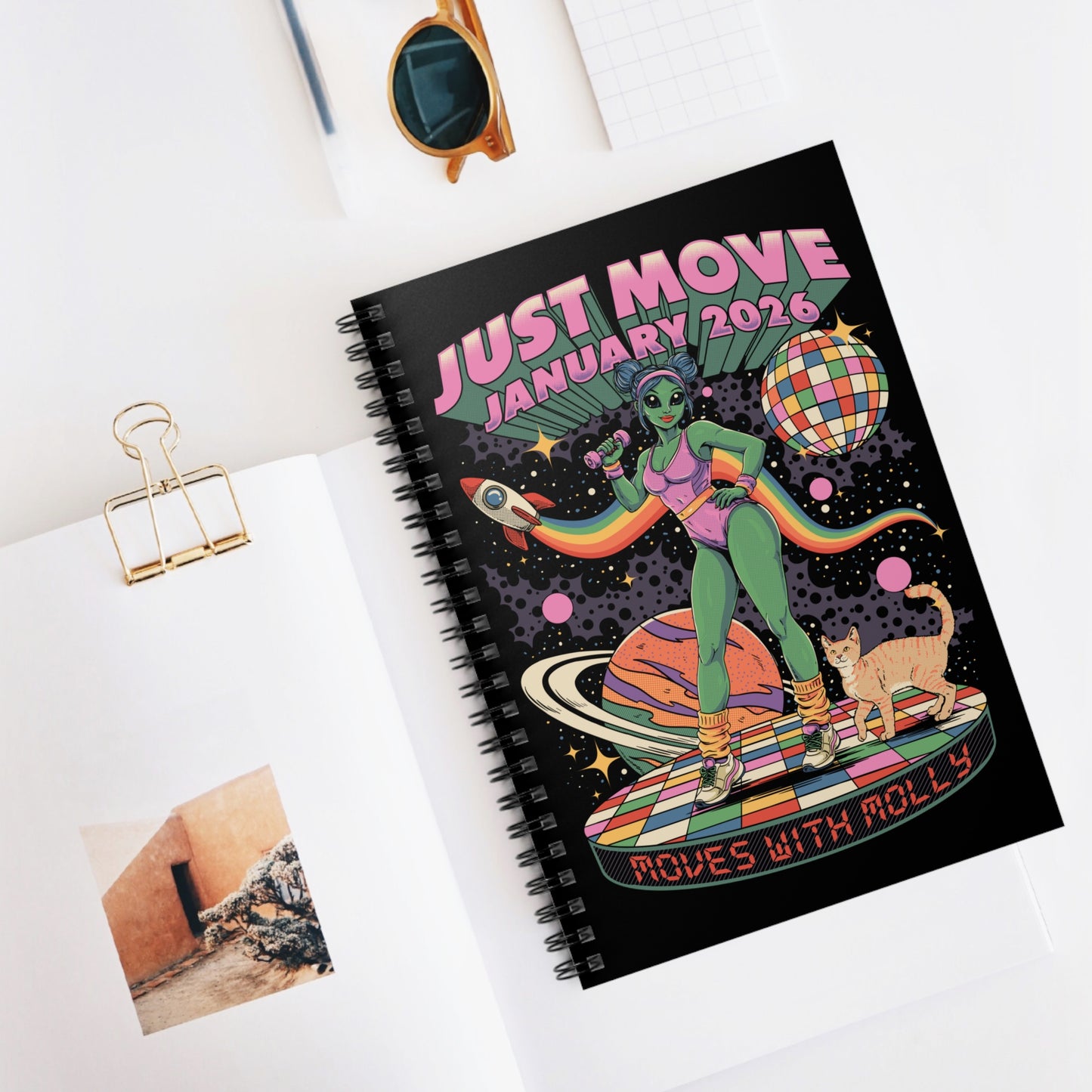 “Just Move January" Notebook