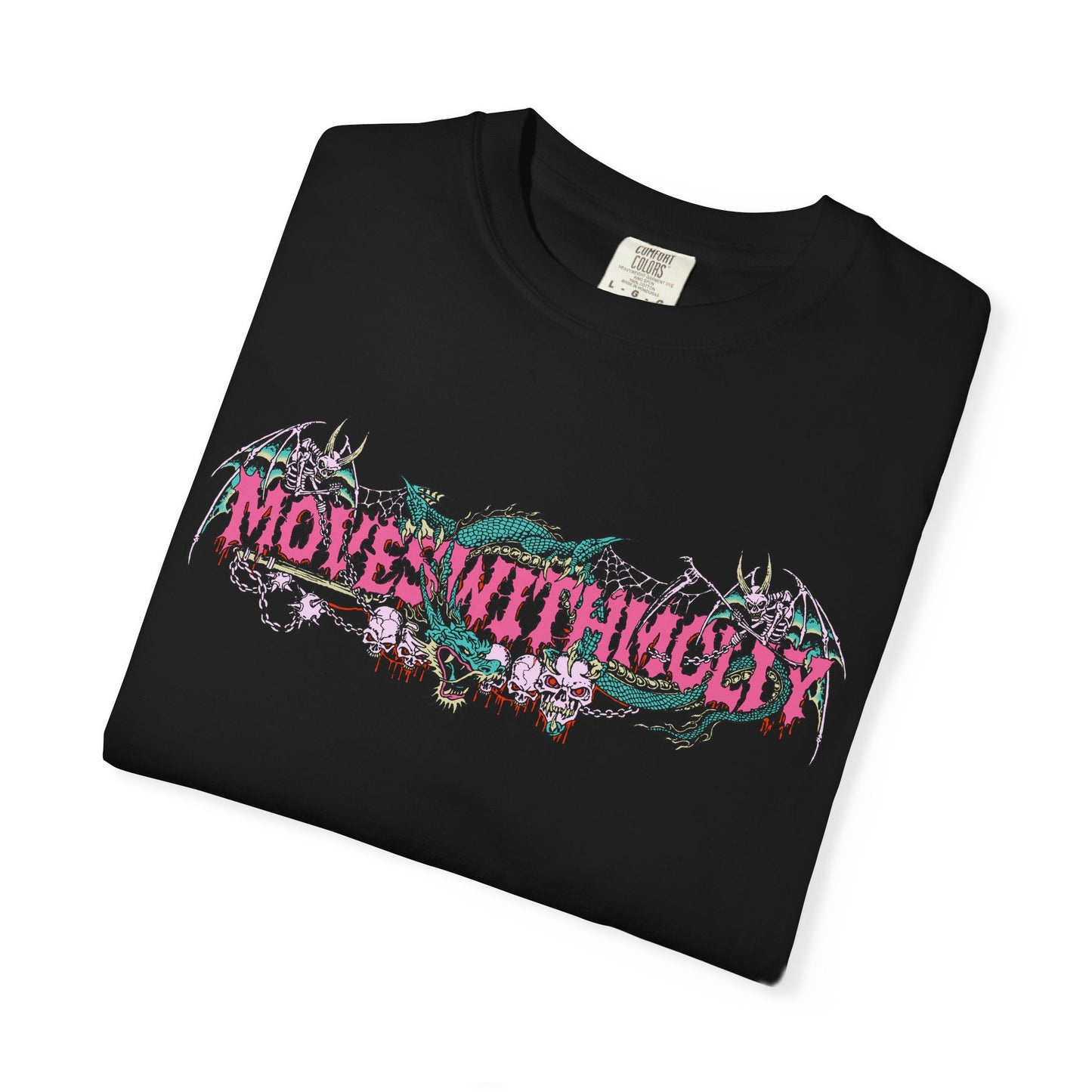 "Moves With Molly" - Pink Metal Shirt