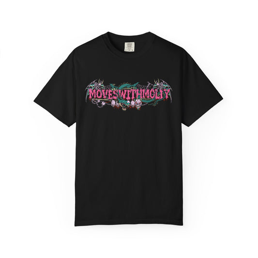 "Moves With Molly" - Pink Metal Shirt